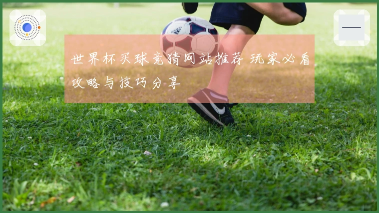 世界杯买球竞猜网站推荐 玩家必看攻略与技巧分享