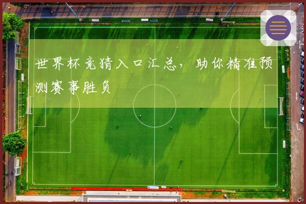 世界杯竞猜入口汇总，助你精准预测赛事胜负