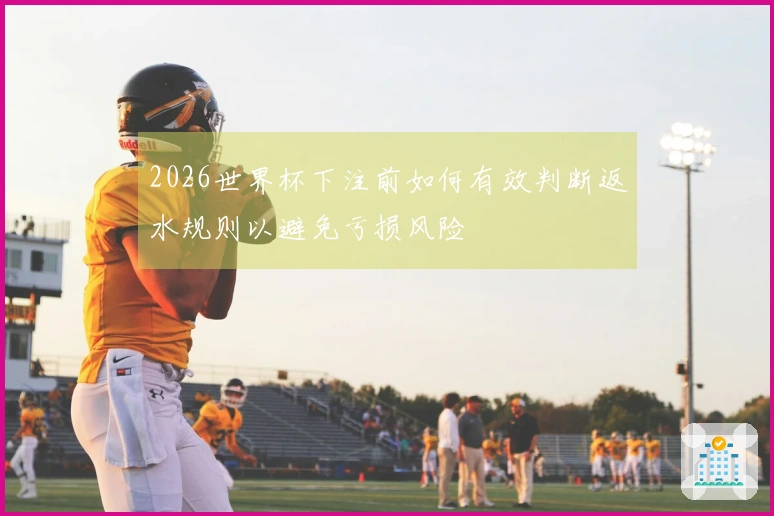 2026世界杯下注前如何有效判断返水规则以避免亏损风险